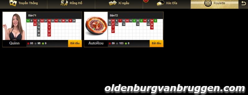 Thử sức với trò chơi Roulette  tại Ae Casino