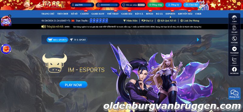 Cuối cùng, người chơi chỉ cần chọn vào mục Esport để hoàn thành